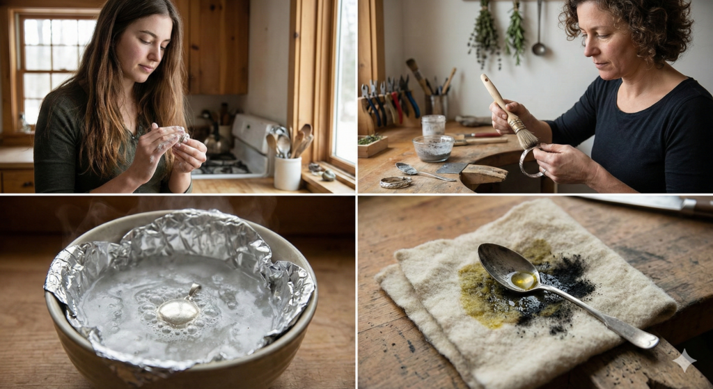 METODOS PARA LIMPIAR TU PLATA DE LEY .925